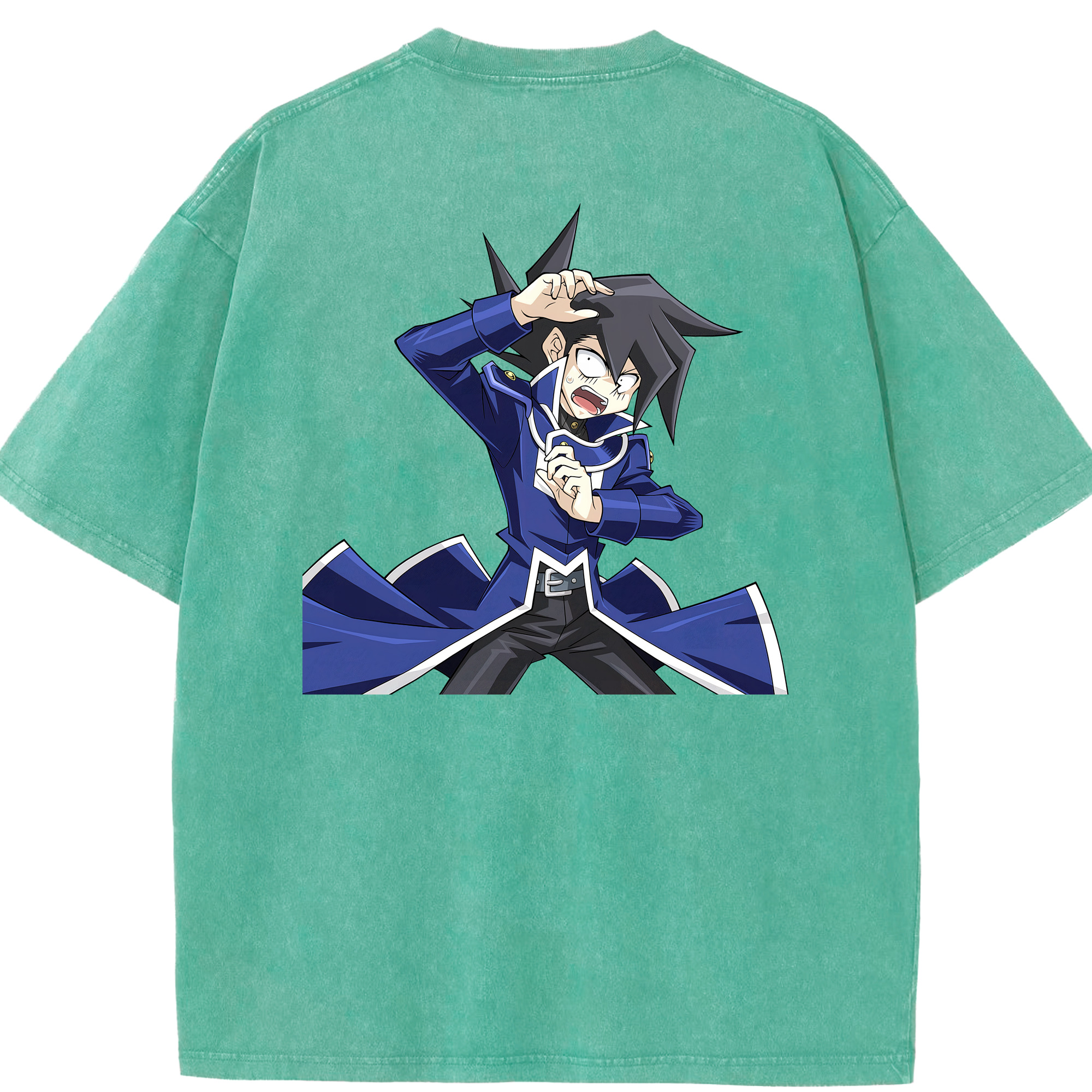 （画像用） 遊☆戯☆王 Yu-Gi-Oh! 綿100% ヴィンテージ風 半袖Tシャツ（背面プリント）